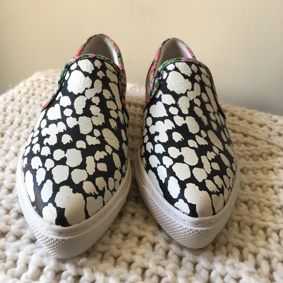 Coach C103 floral leather slip-on - Picture 7 of 8